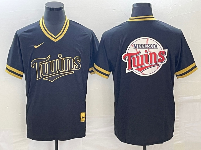 Men's Minnesota Twins Black Jersey